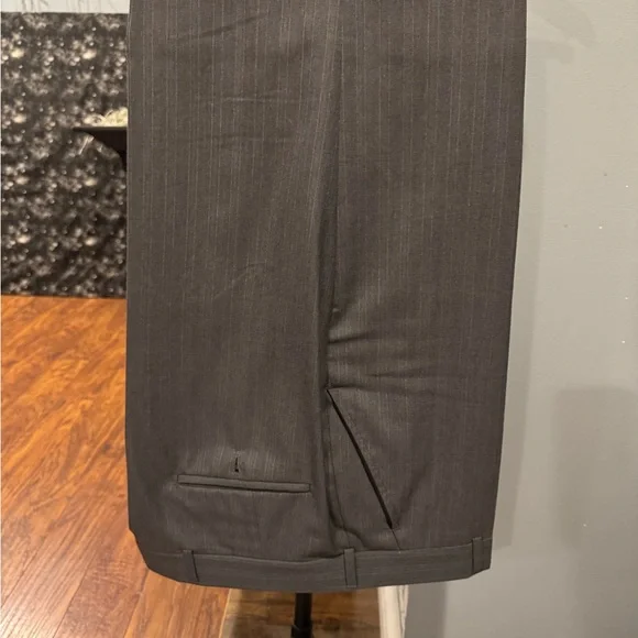 Hart Schaffner Marx Charcoal Pinstripe Suit